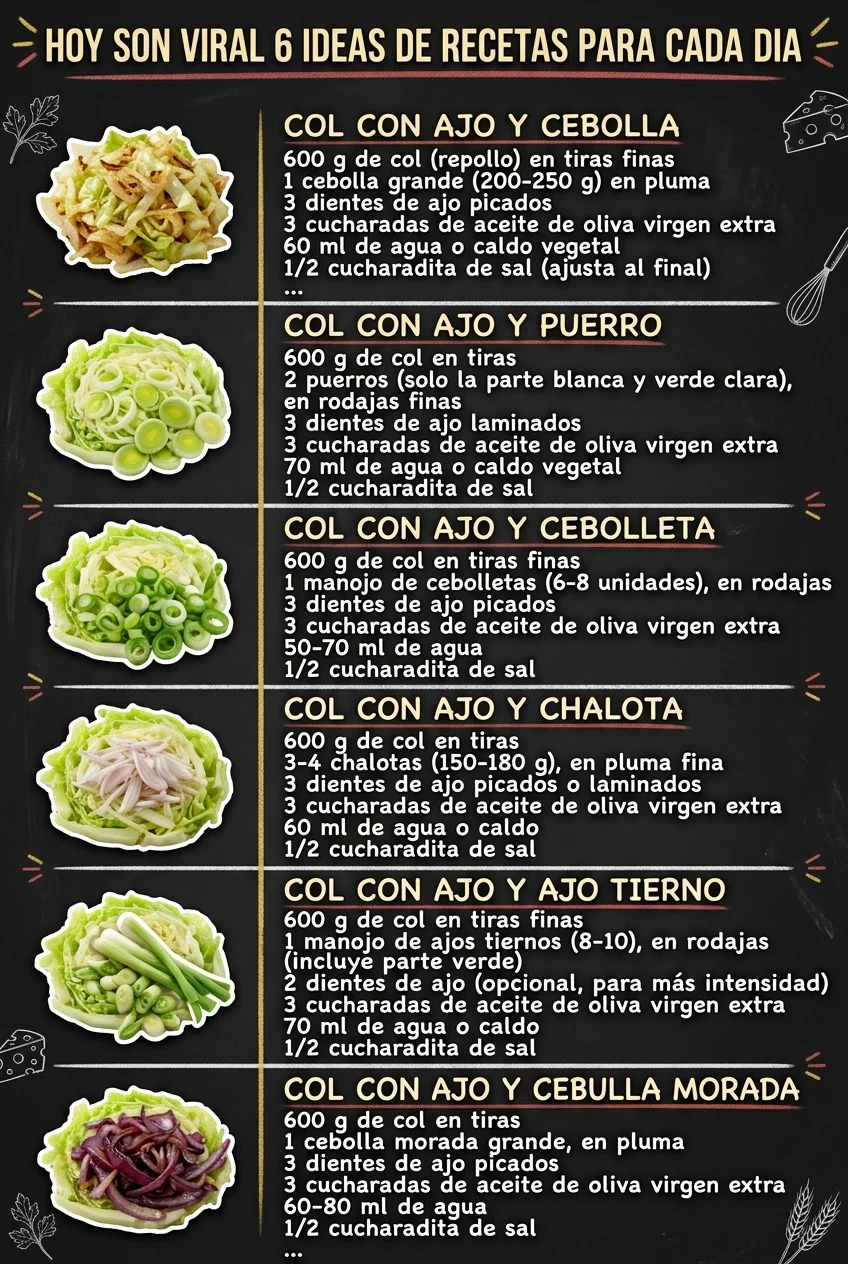 Hoy son viral 6 Ideas de Recetas para cada dia