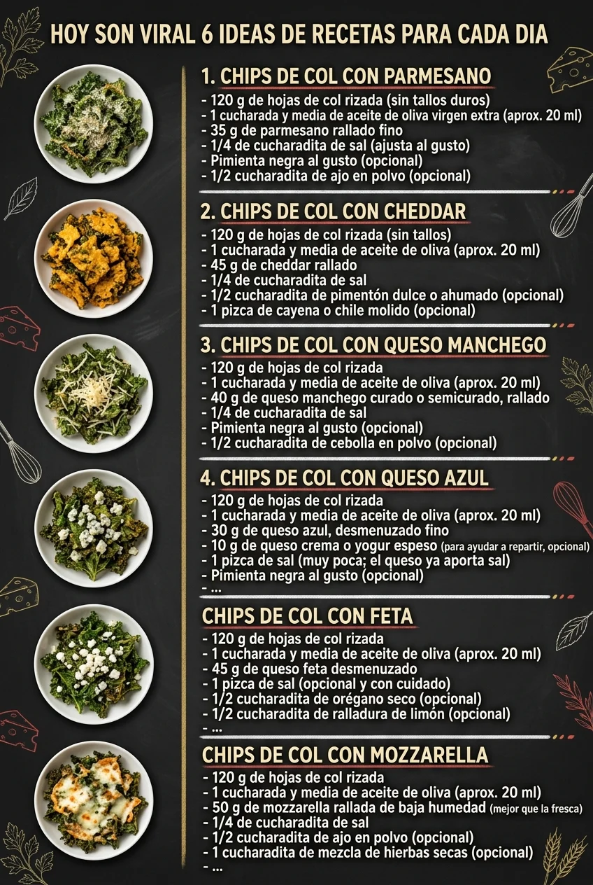 Hoy son viral 6 Ideas de Recetas para cada dia