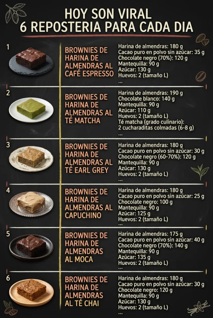 Hoy son viral 6 Reposteria para cada dia