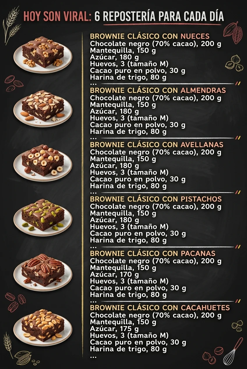 Hoy son viral 6 Reposteria para cada dia