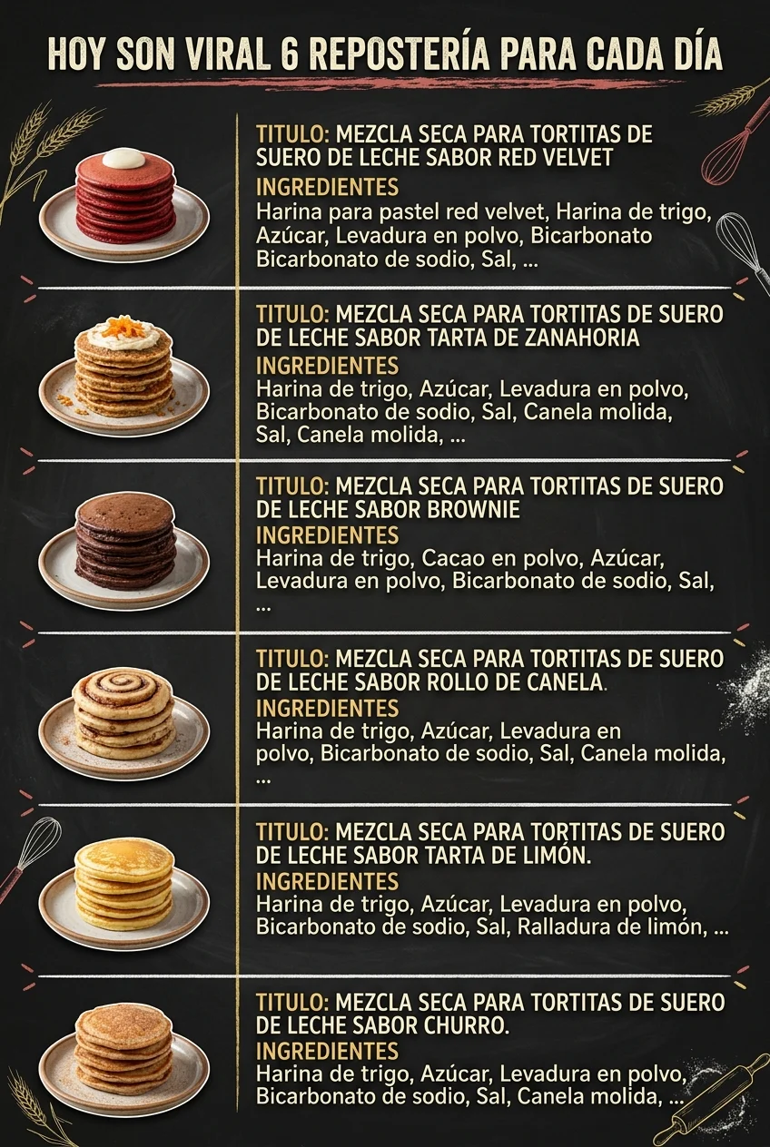 Hoy son viral 6 Reposteria para cada dia