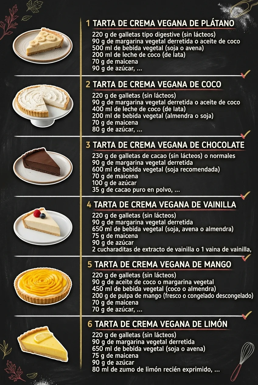 Los mejores Cremas y Postres para disfrutar sin complicaciones