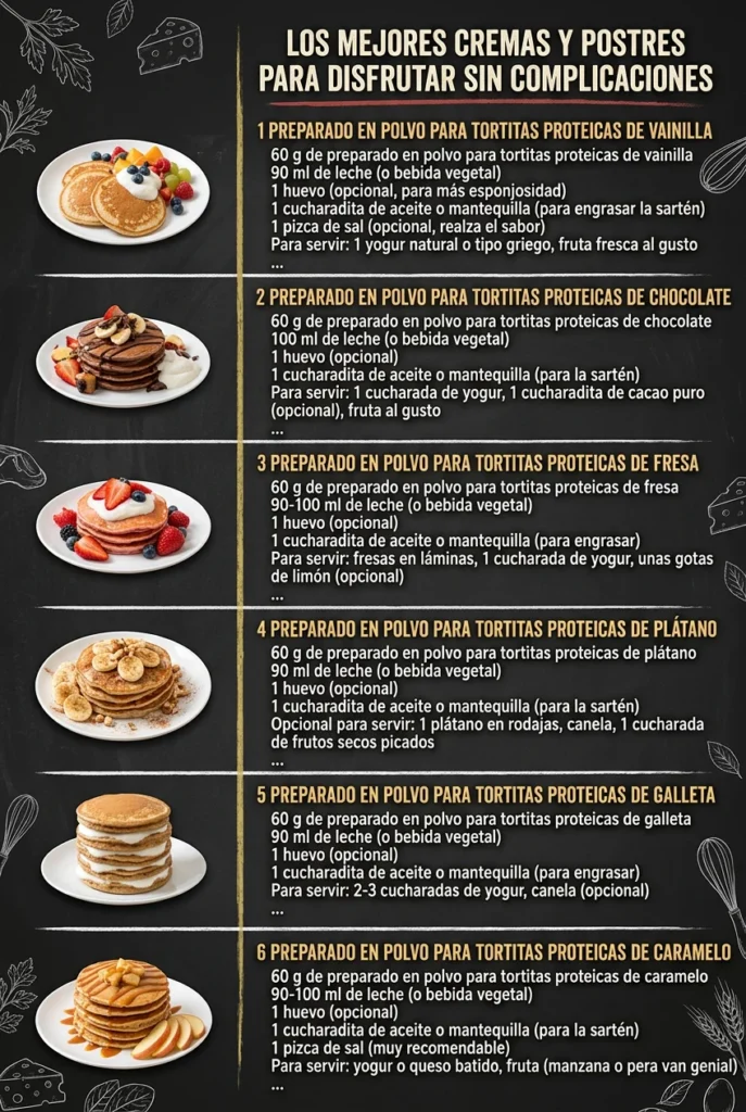 Los mejores Cremas y Postres para disfrutar sin complicaciones
