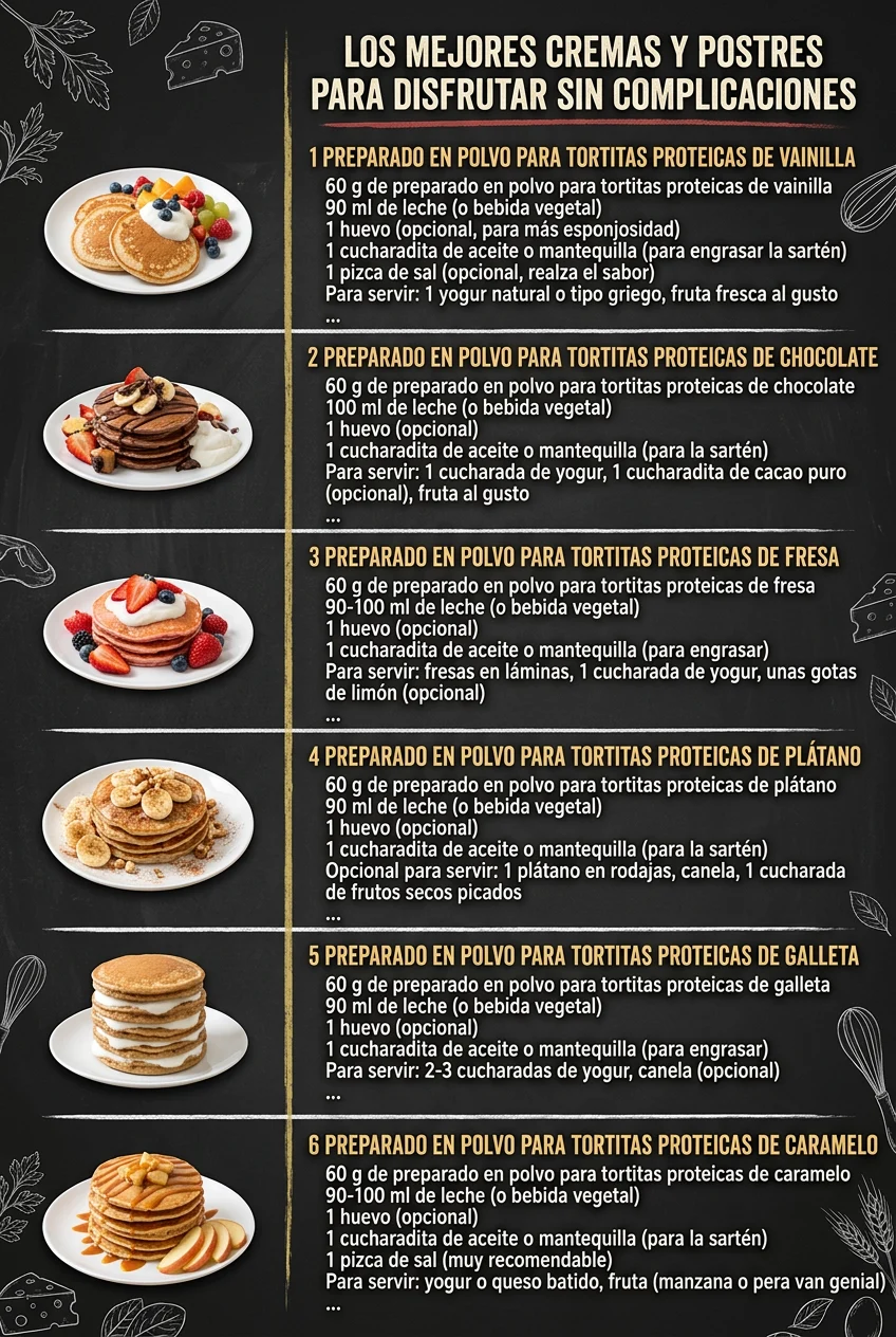 Los mejores Cremas y Postres para disfrutar sin complicaciones