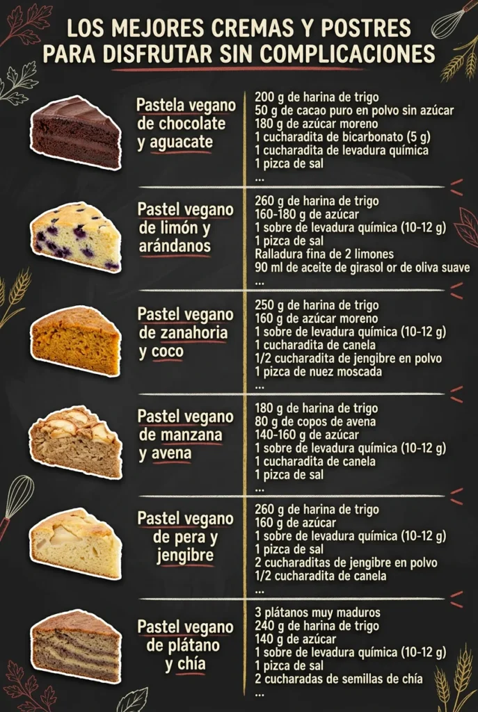 Los mejores Cremas y Postres para disfrutar sin complicaciones