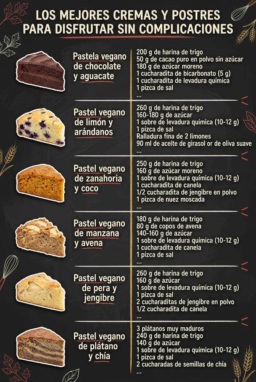 Los mejores Cremas y Postres para disfrutar sin complicaciones