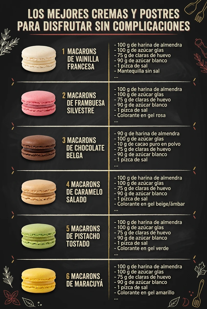 Los mejores Cremas y Postres para disfrutar sin complicaciones