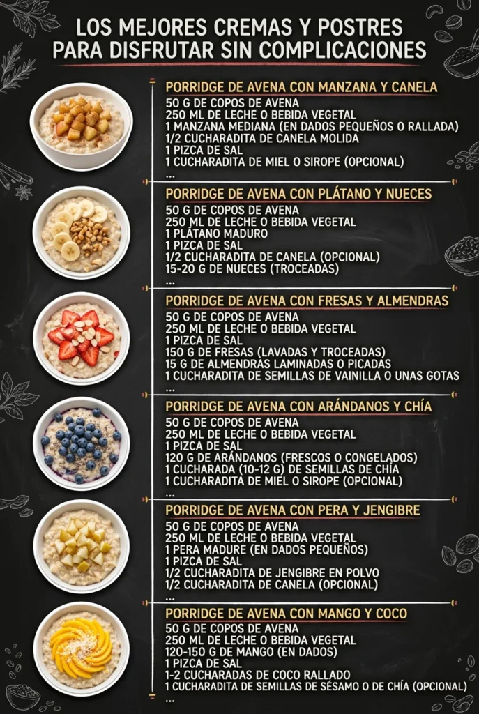 Los mejores Cremas y Postres para disfrutar sin complicaciones
