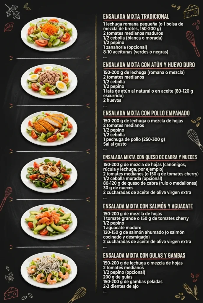 Los mejores Ensaladas para disfrutar sin complicaciones