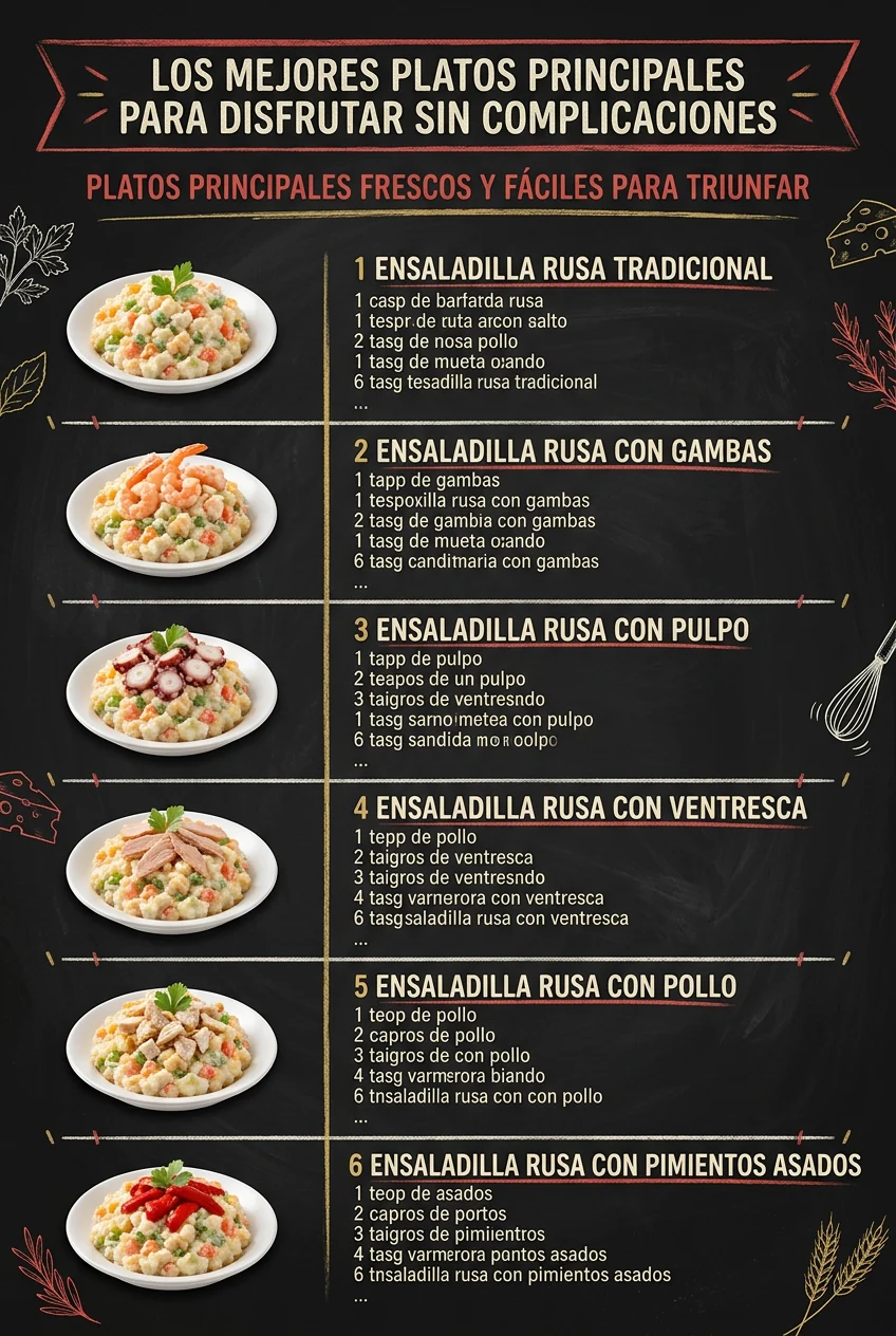 Los mejores Platos Principales para disfrutar sin complicaciones