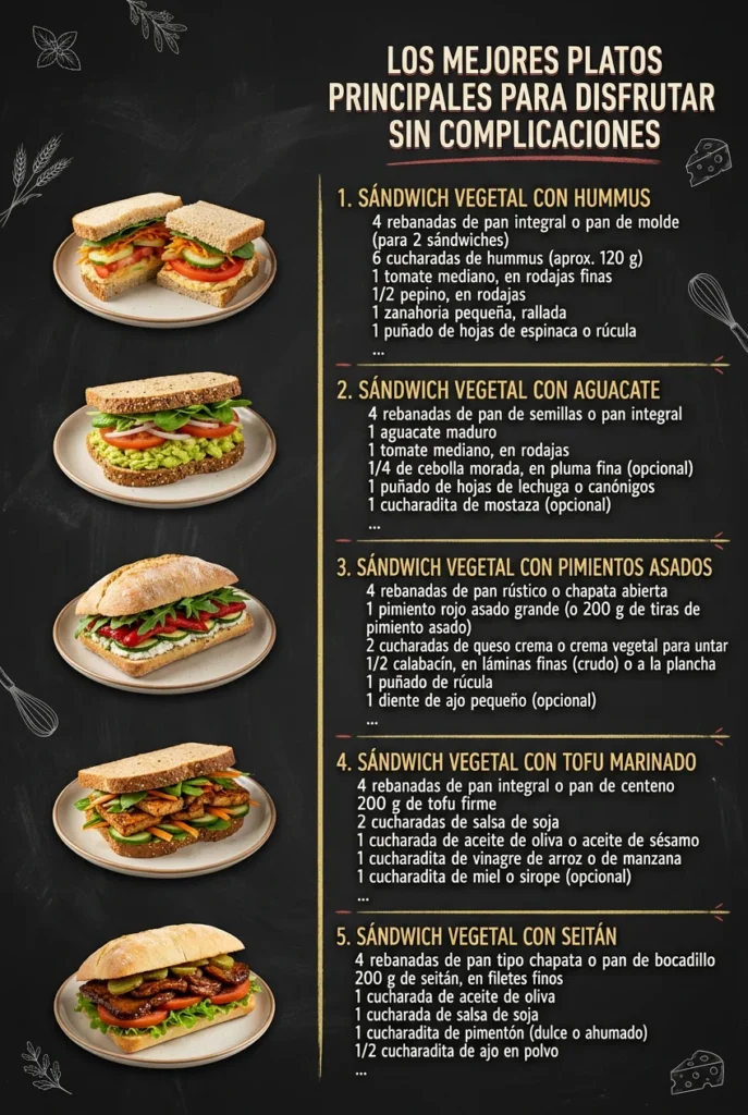 Los mejores Platos Principales para disfrutar sin complicaciones