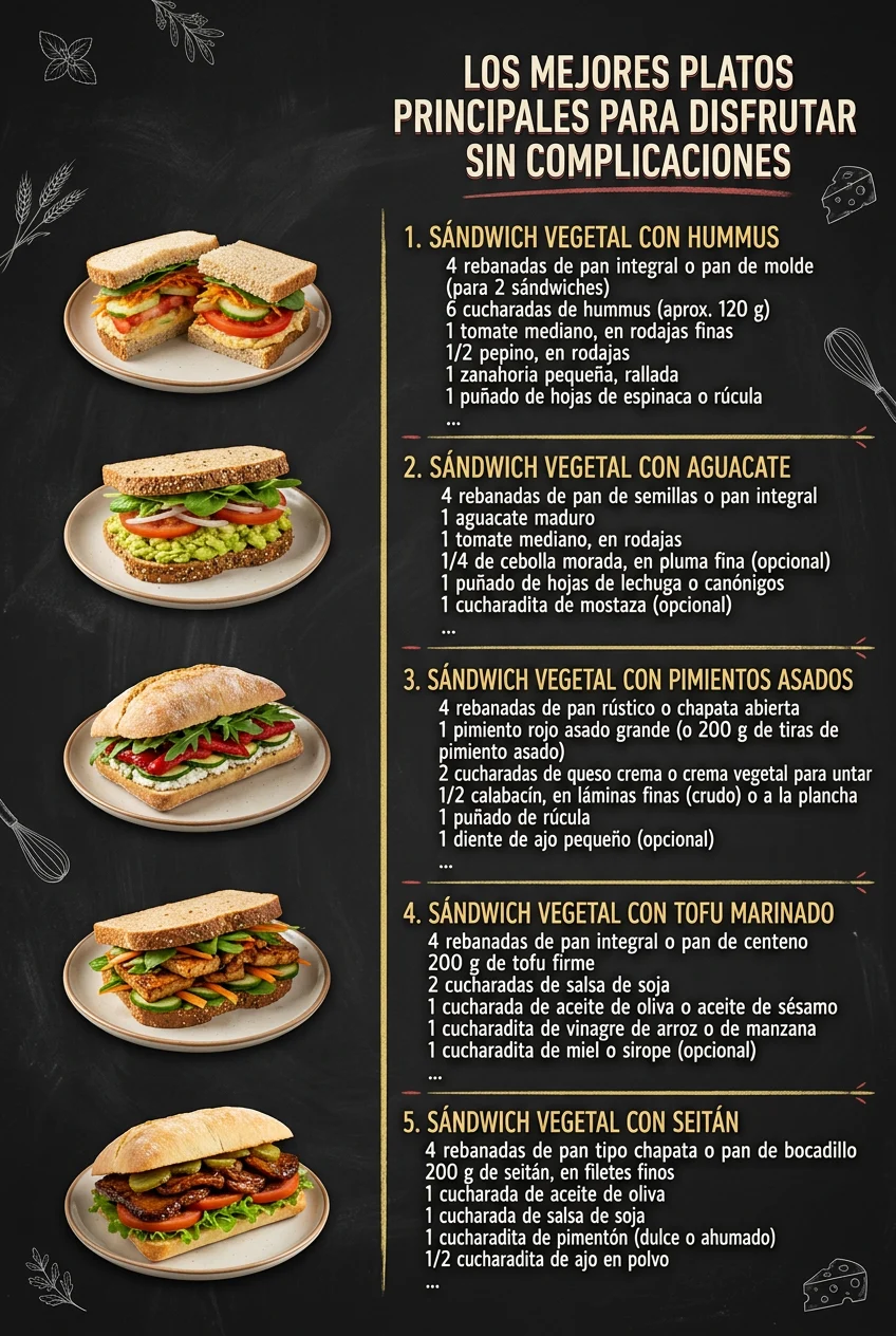 Los mejores Platos Principales para disfrutar sin complicaciones