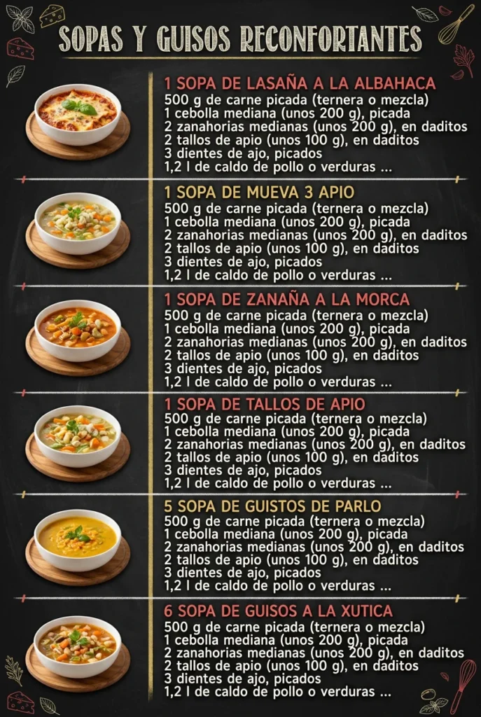 Los mejores Sopas y Guisos para disfrutar sin complicaciones
