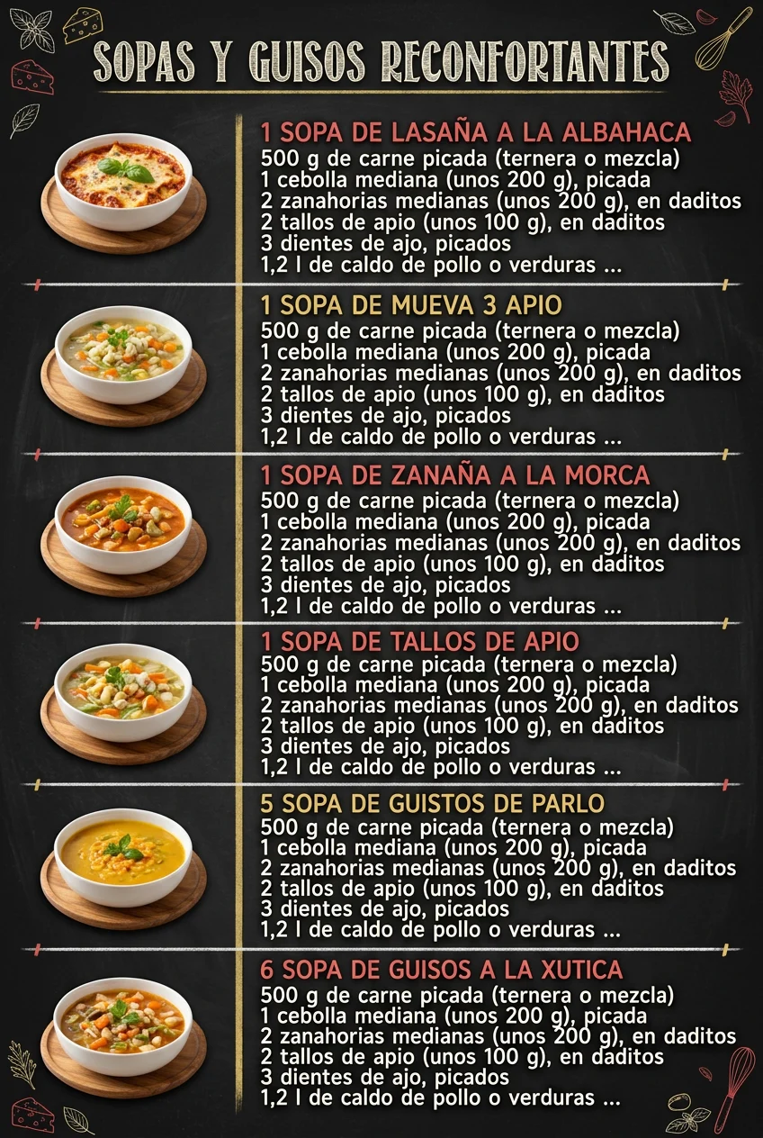 Los mejores Sopas y Guisos para disfrutar sin complicaciones