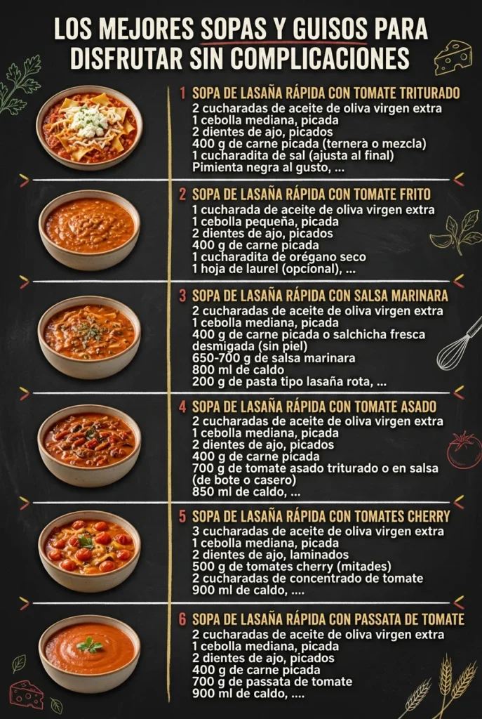 Los mejores Sopas y Guisos para disfrutar sin complicaciones