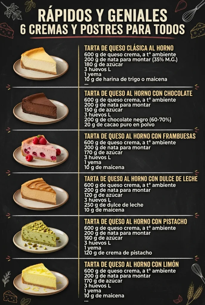 Rapidos y geniales 6 Cremas y Postres para todos