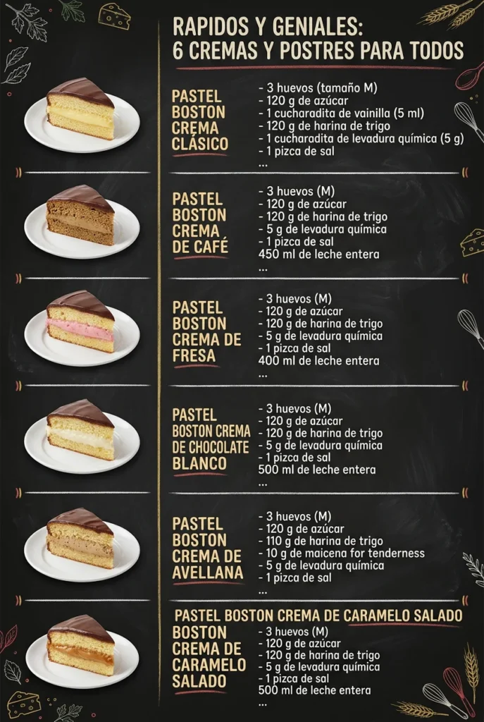 Rapidos y geniales 6 Cremas y Postres para todos