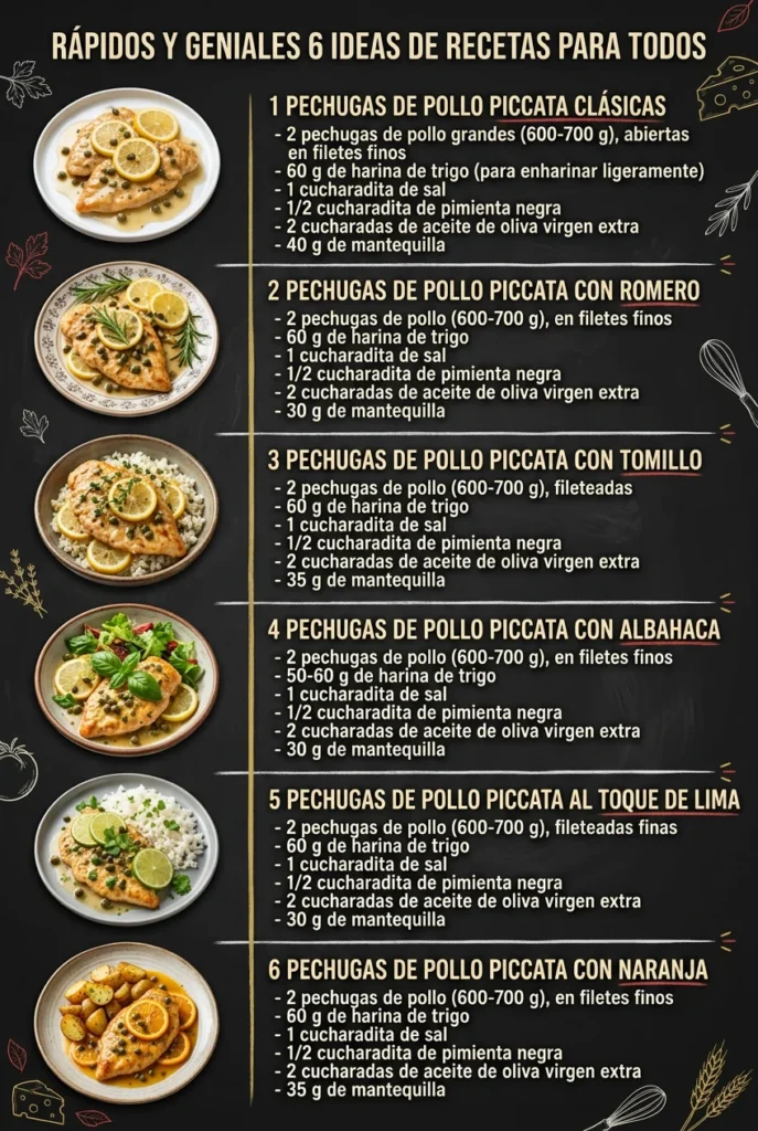 Rapidos y geniales 6 Ideas de Recetas para todos