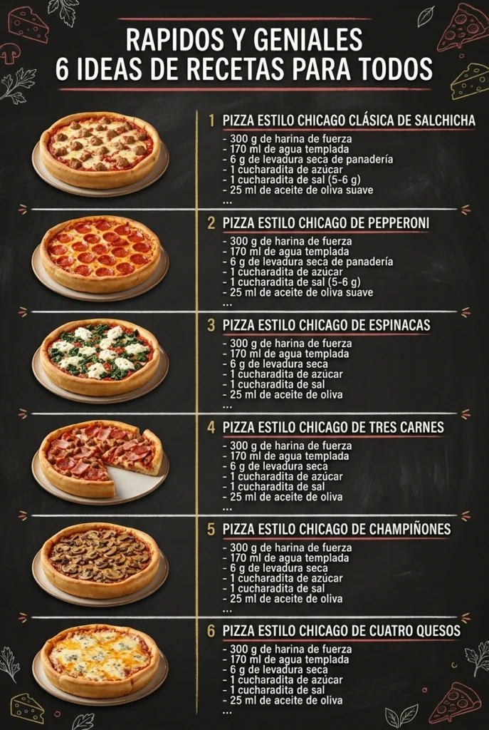 Rapidos y geniales 6 Ideas de Recetas para todos