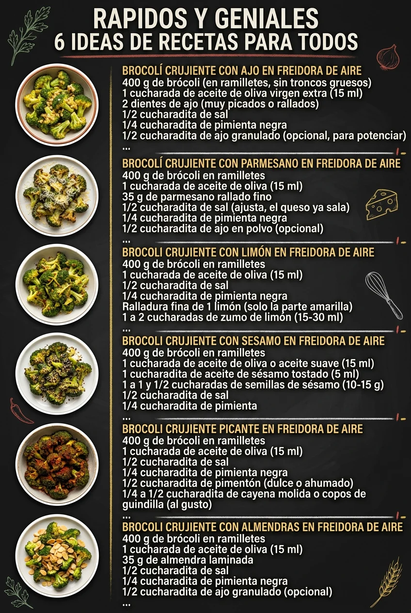 Rapidos y geniales 6 Ideas de Recetas para todos