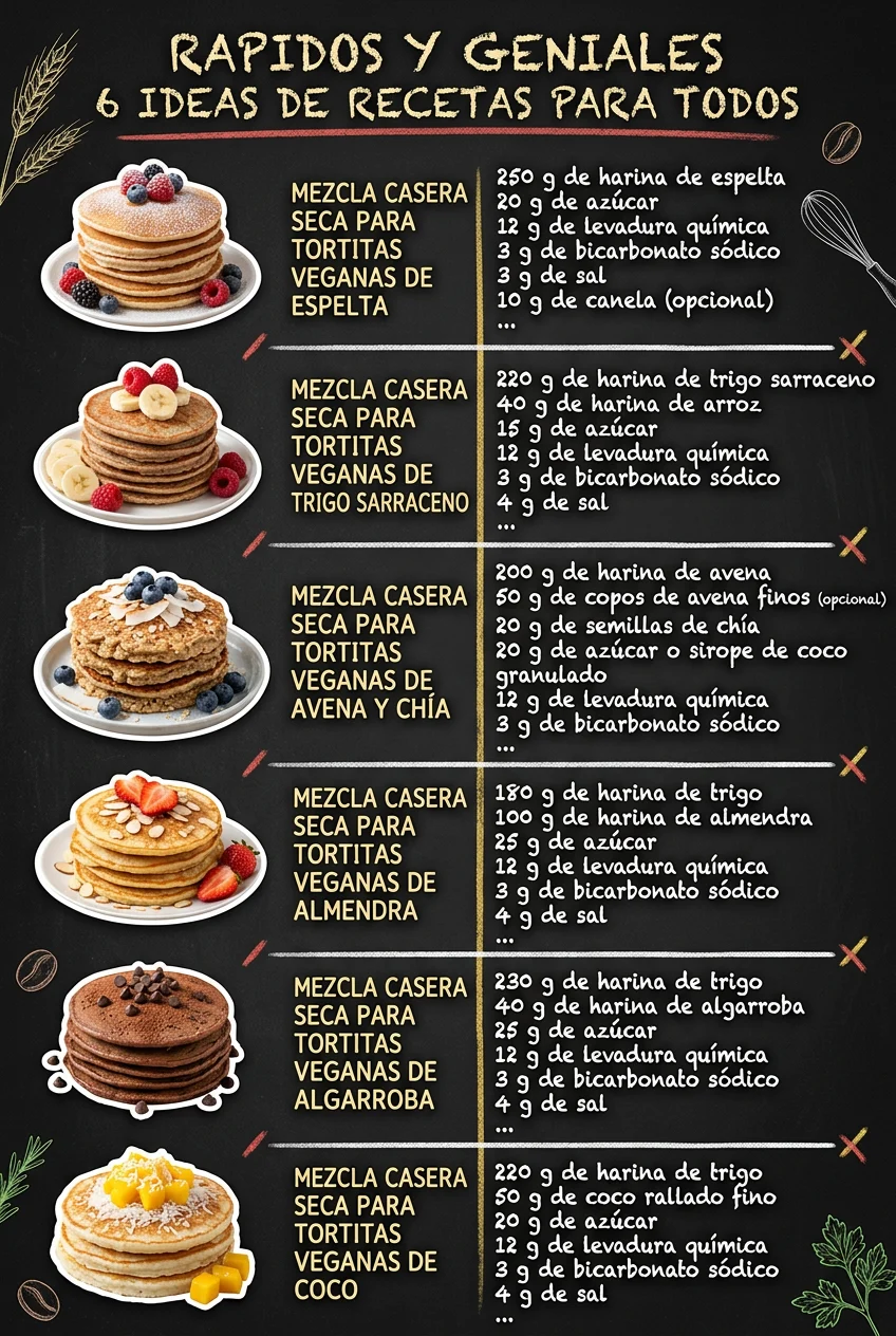 Rapidos y geniales 6 Ideas de Recetas para todos