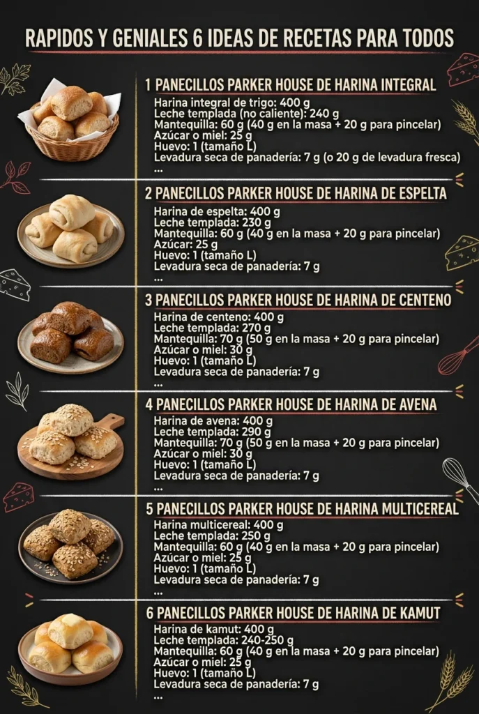 Rapidos y geniales 6 Ideas de Recetas para todos