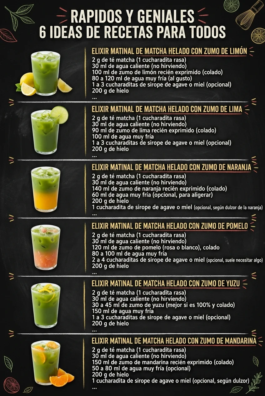 Rapidos y geniales 6 Ideas de Recetas para todos