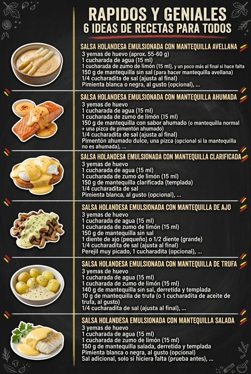 Rapidos y geniales 6 Ideas de Recetas para todos