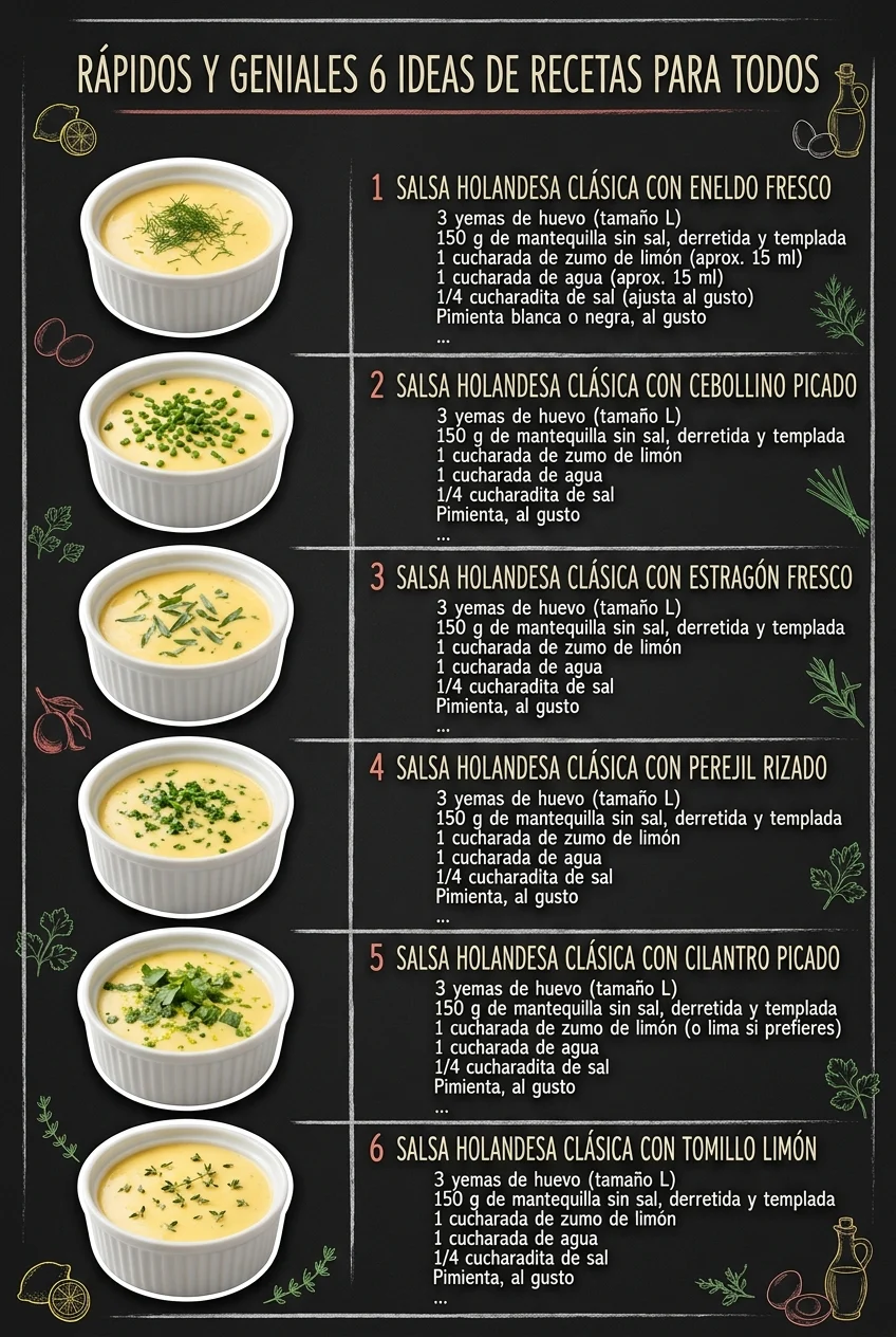 Rapidos y geniales 6 Ideas de Recetas para todos