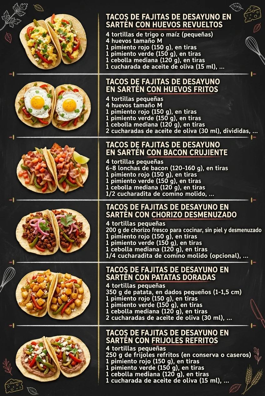 Rapidos y geniales 6 Ideas de Recetas para todos