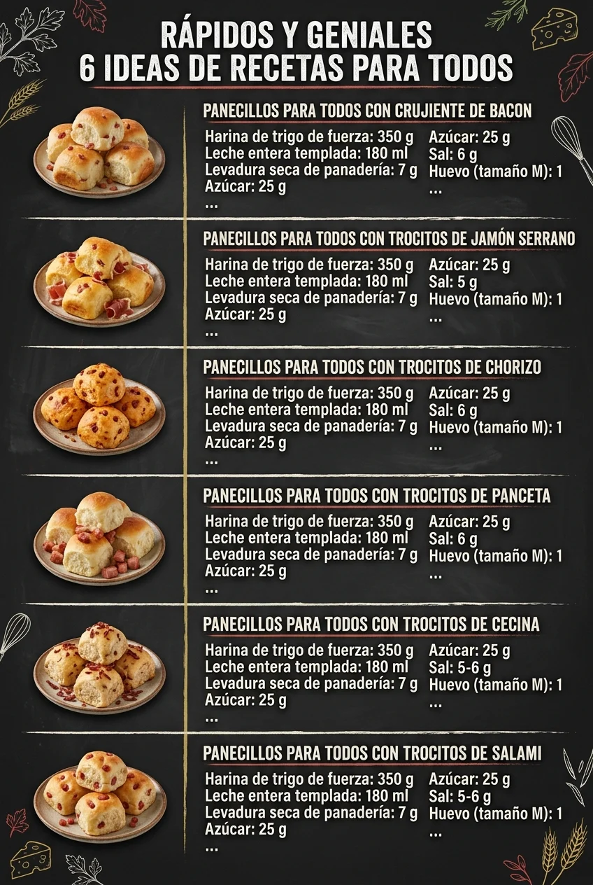 Rapidos y geniales 6 Ideas de Recetas para todos