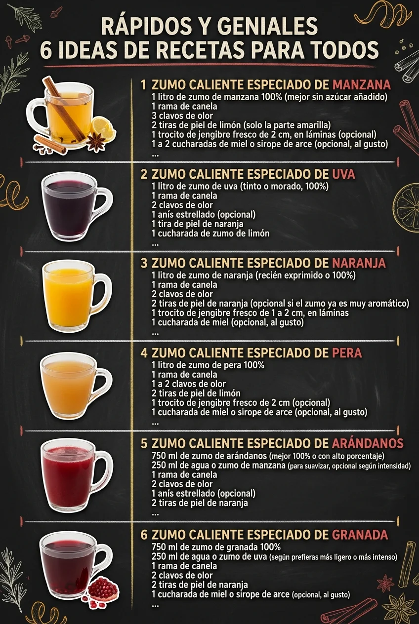 Rapidos y geniales 6 Ideas de Recetas para todos