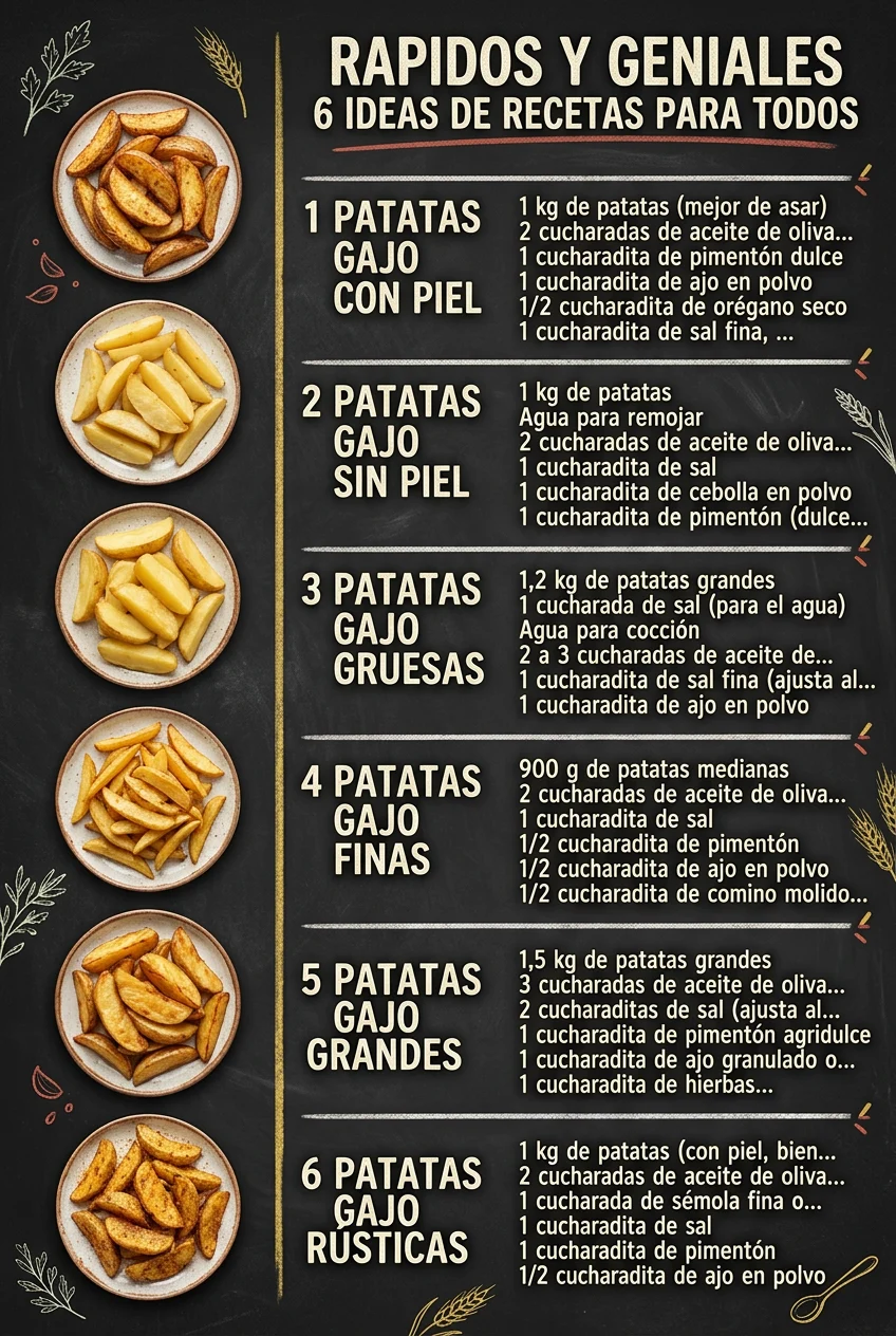 Rapidos y geniales 6 Ideas de Recetas para todos