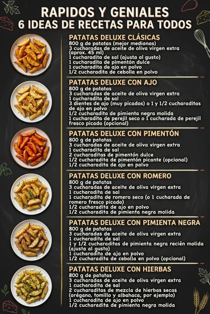 Rapidos y geniales 6 Ideas de Recetas para todos