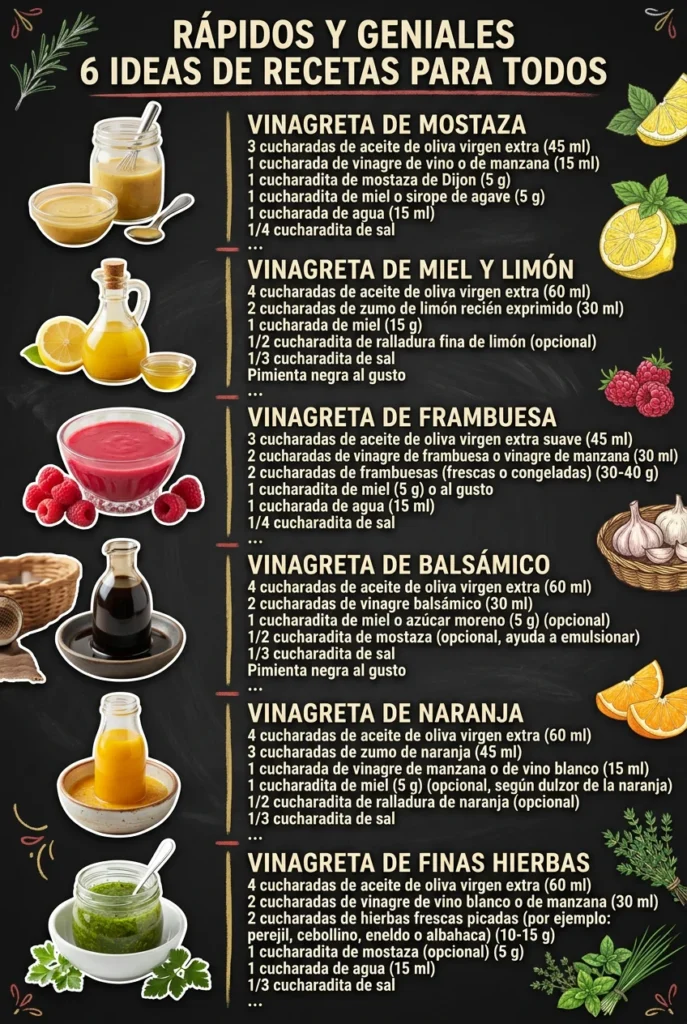 Rapidos y geniales 6 Ideas de Recetas para todos
