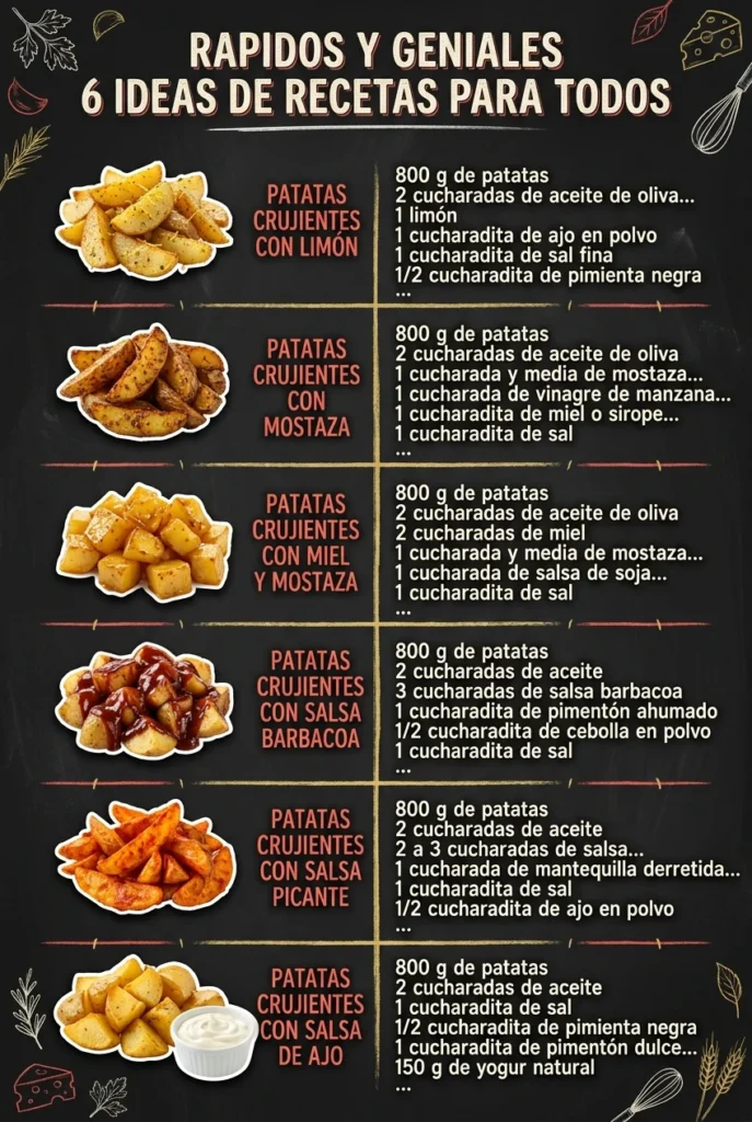 Rapidos y geniales 6 Ideas de Recetas para todos