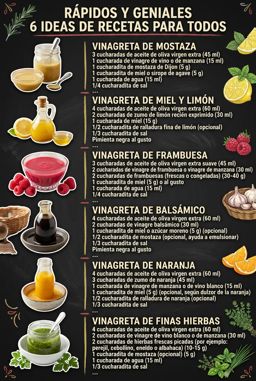 Rapidos y geniales 6 Ideas de Recetas para todos