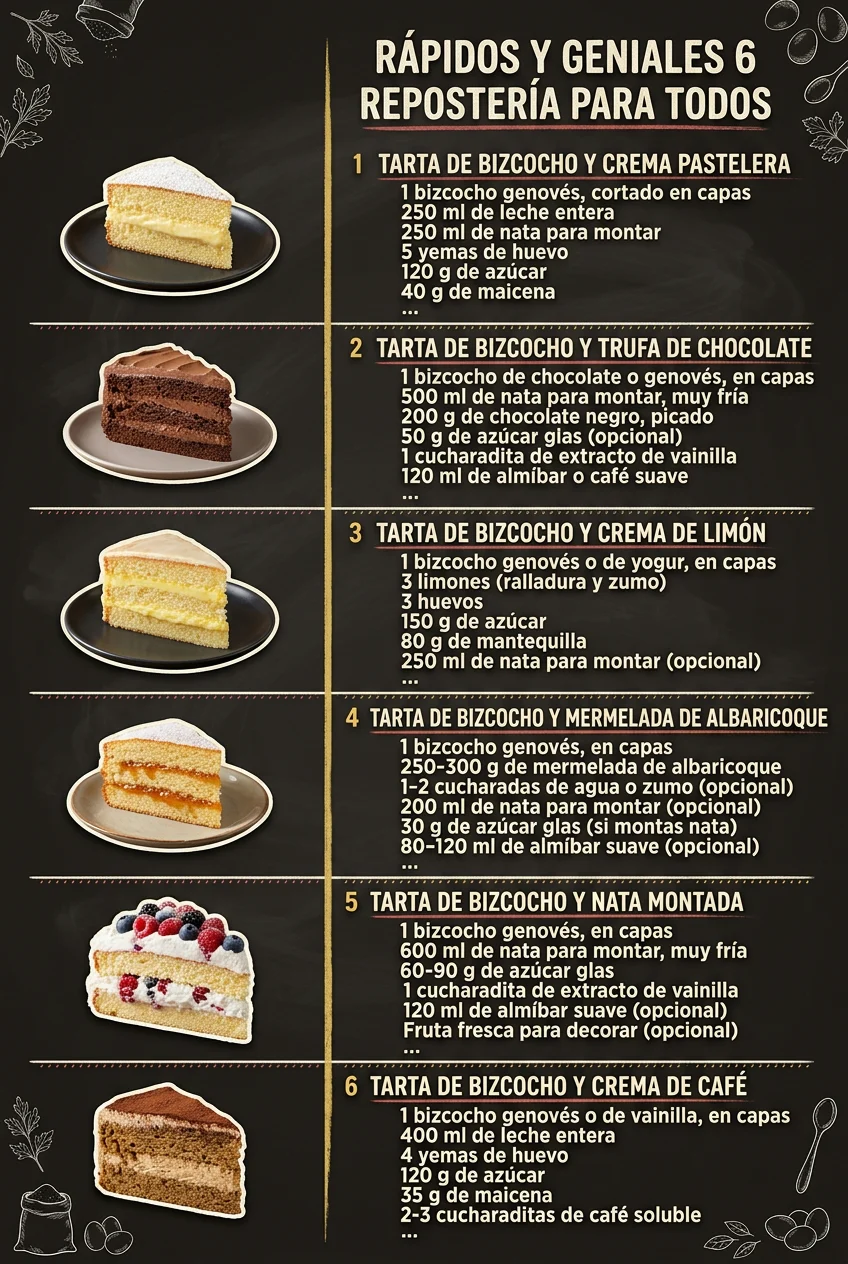 Rapidos y geniales 6 Reposteria para todos