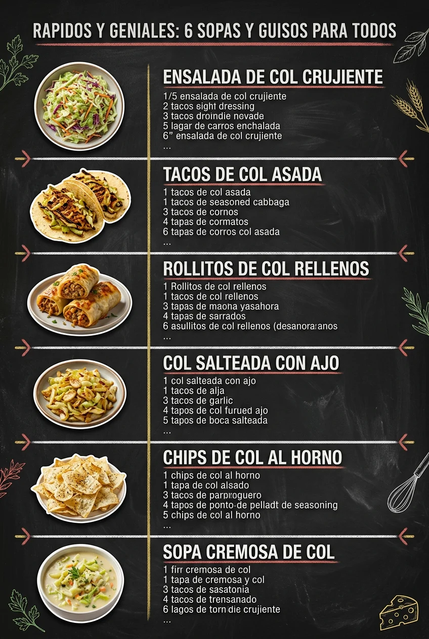 Rapidos y geniales 6 Sopas y Guisos para todos