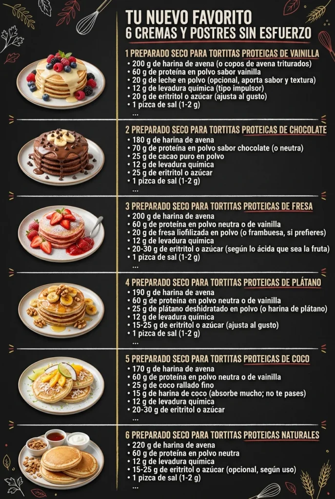 Tu nuevo favorito 6 Cremas y Postres sin esfuerzo
