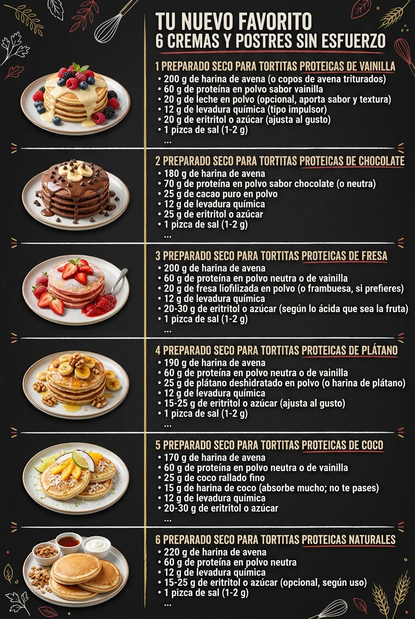 Tu nuevo favorito 6 Cremas y Postres sin esfuerzo