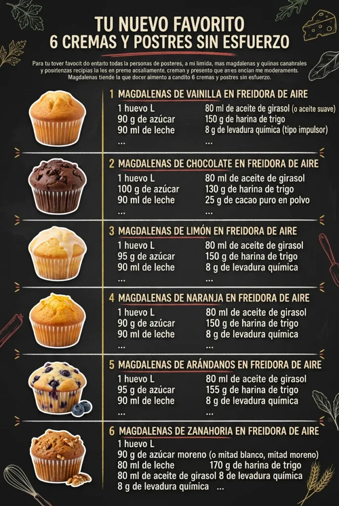 Tu nuevo favorito 6 Cremas y Postres sin esfuerzo