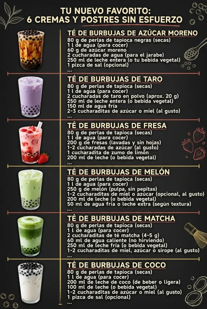 Tu nuevo favorito 6 Cremas y Postres sin esfuerzo