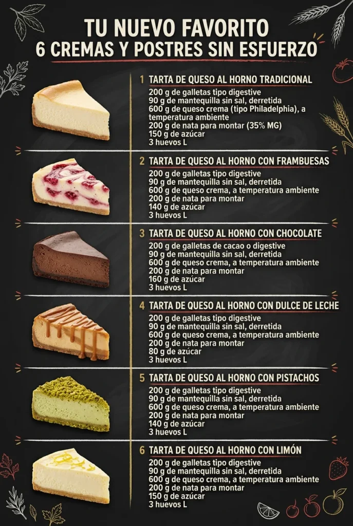 Tu nuevo favorito 6 Cremas y Postres sin esfuerzo