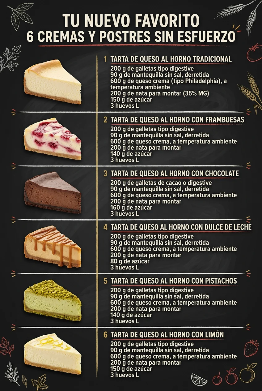 Tu nuevo favorito 6 Cremas y Postres sin esfuerzo