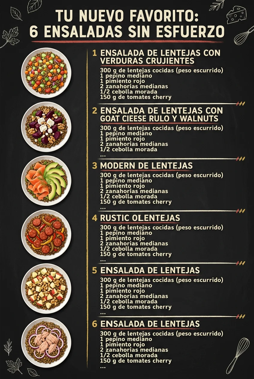 Tu nuevo favorito 6 Ensaladas sin esfuerzo