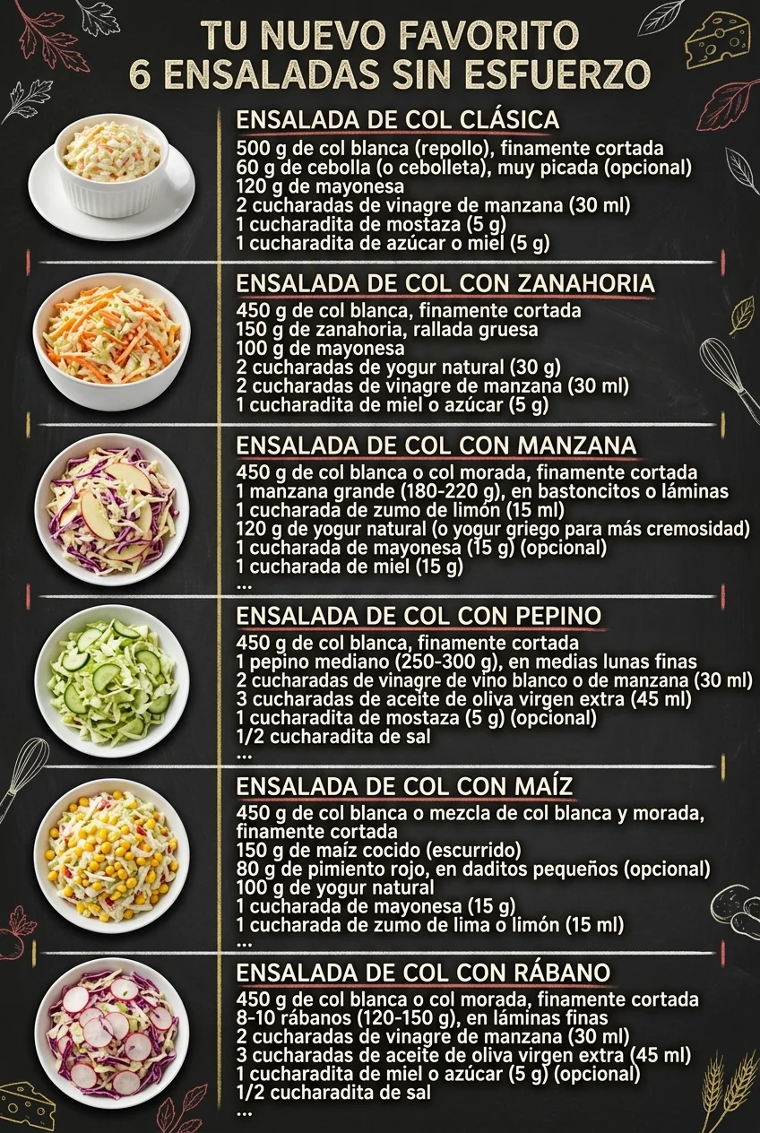 Tu nuevo favorito 6 Ensaladas sin esfuerzo