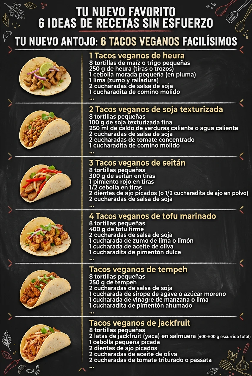 Tu nuevo favorito 6 Ideas de Recetas sin esfuerzo