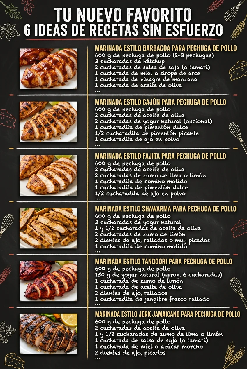 Tu nuevo favorito 6 Ideas de Recetas sin esfuerzo