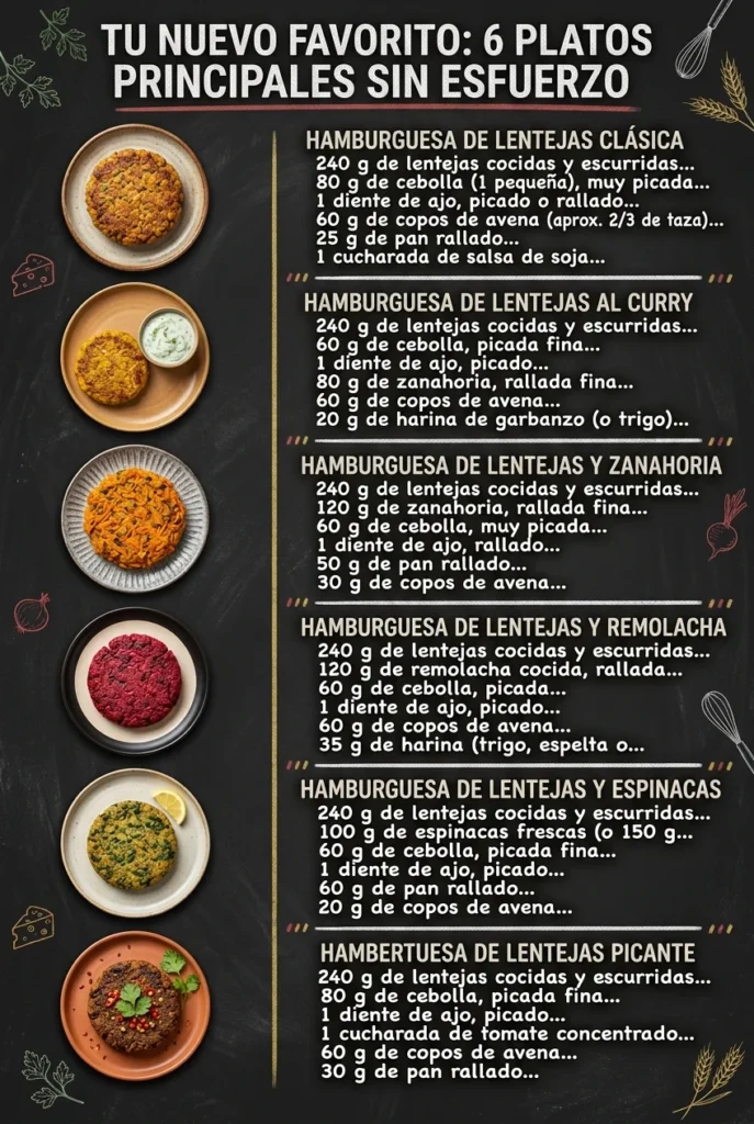 Tu nuevo favorito 6 Platos Principales sin esfuerzo